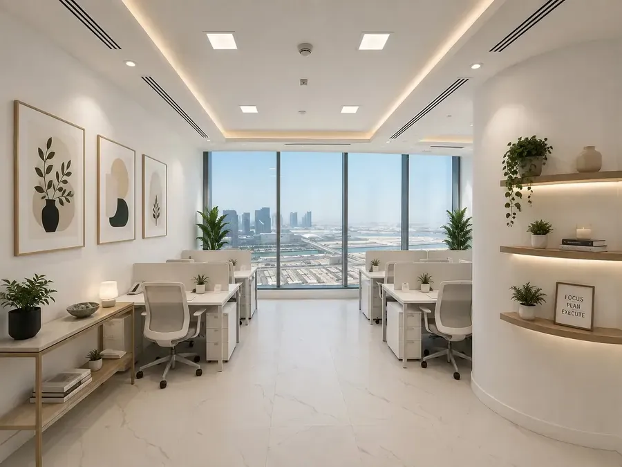 Flexi desk in ADGM at Addax Tower